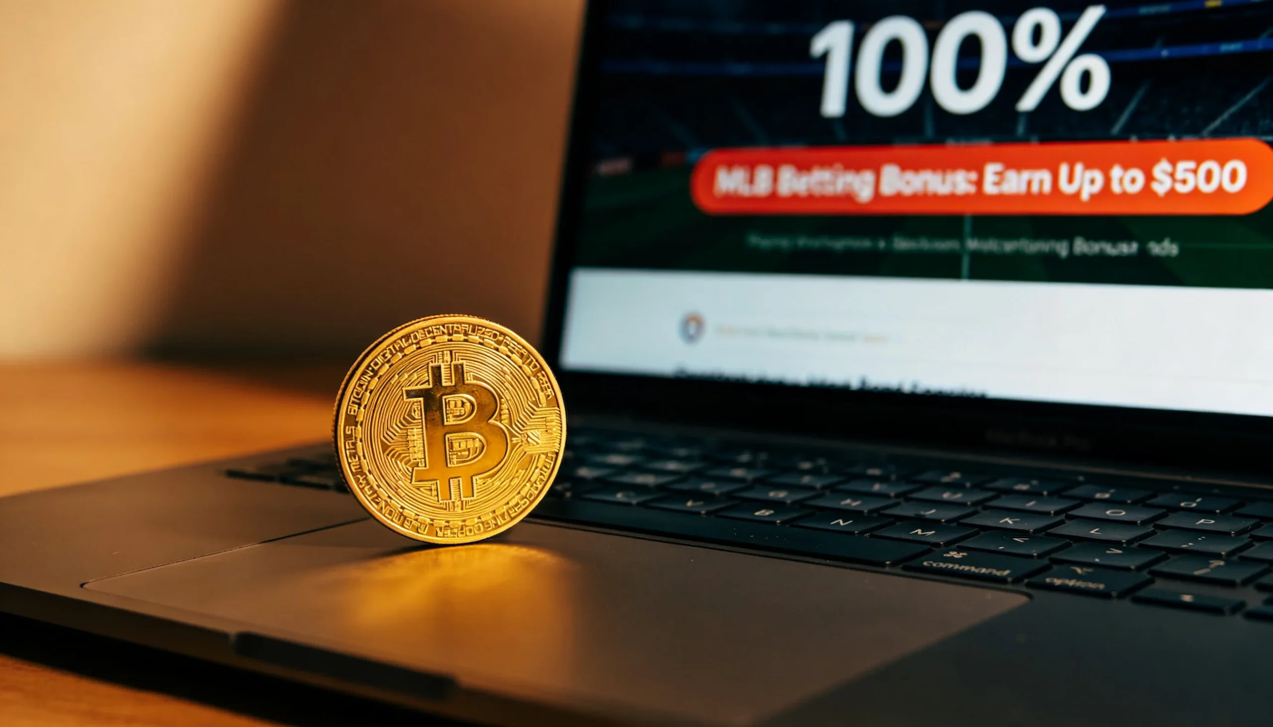 Bitcoin sportsbook bonuses for MLB betting with rollover requirements and value analysis