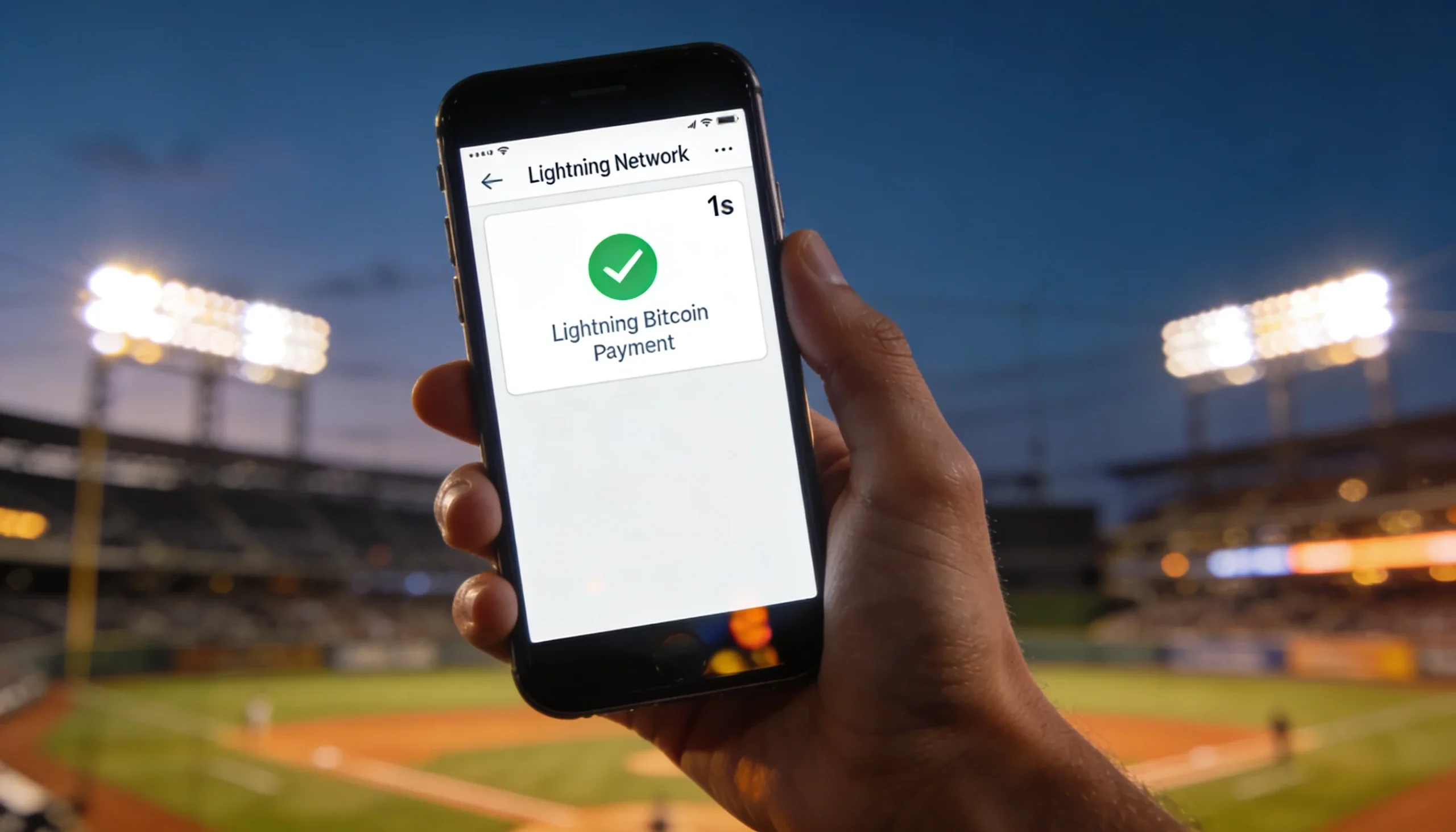 Lightning Network instant bitcoin deposits for baseball betting with near-zero transaction fees